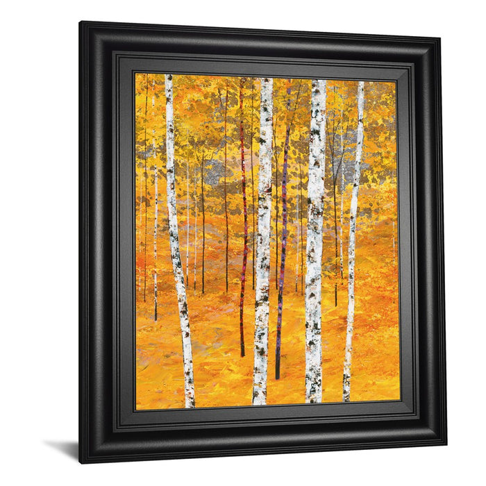 Classy Living Iridescent Trees IV Wall Art 22"x26", Midnight Aura Frame