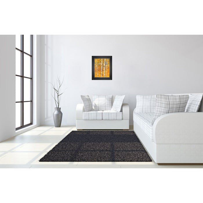 Classy Living Iridescent Trees IV Wall Art 22"x26", Midnight Aura Frame
