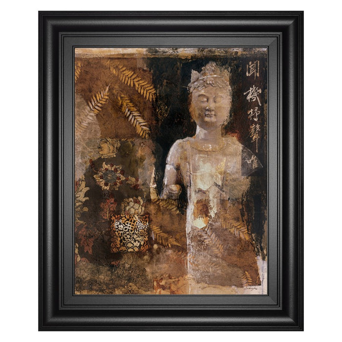 Classy Living Golden Serenity Wall Art 22"x26", Midnight Aura Frame