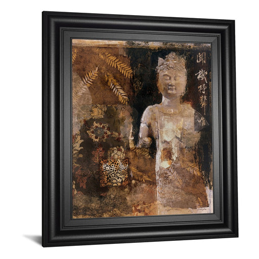 Classy Living Golden Serenity Wall Art 22"x26", Midnight Aura Frame