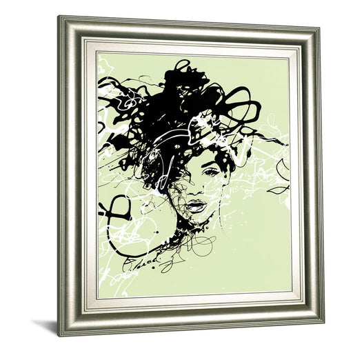 Classy Living Mystic Scribble Wall Art 22"x26", Silver Serenity Frame
