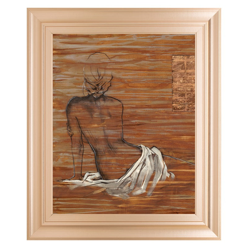 Classy Living Serene Reflection Wall Art 22"x26", Rose Gold Romance Frame