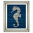 Classy Living Antique Seahorse Wall Art 22"x26", Silver Serenity Frame - 8356