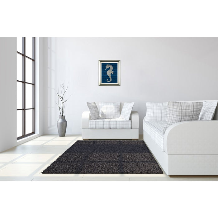 Classy Living Antique Seahorse Wall Art 22"x26", Silver Serenity Frame