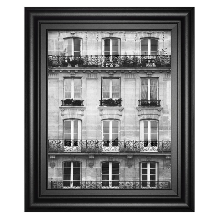 Classy Living Timeless Facade Wall Art 22"x26", Midnight Aura Frame - 8360