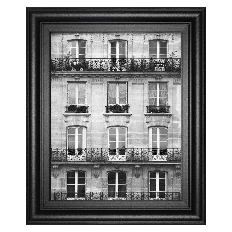 Classy Living Timeless Facade Wall Art 22"x26", Midnight Aura Frame - 8360