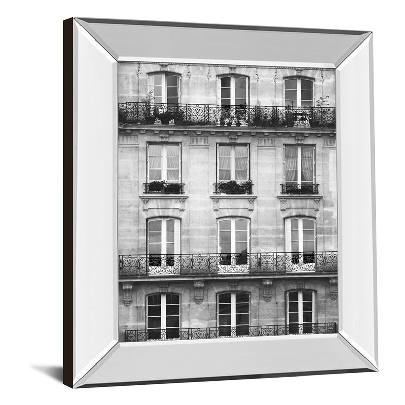 Classy Living Timeless Facade Wall Art 22"x26", Mirrored Frame