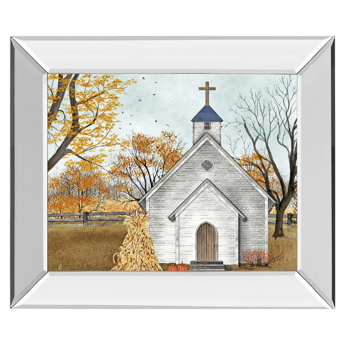 Classy Living Blessed Assurance Wall Art 26"x22", Mirrored Frame