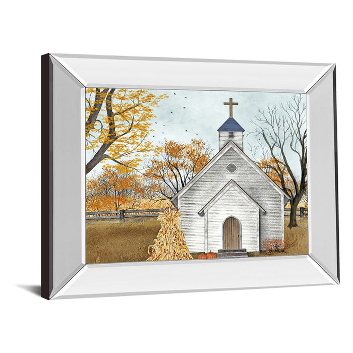 Classy Living Blessed Assurance Wall Art 26"x22", Mirrored Frame