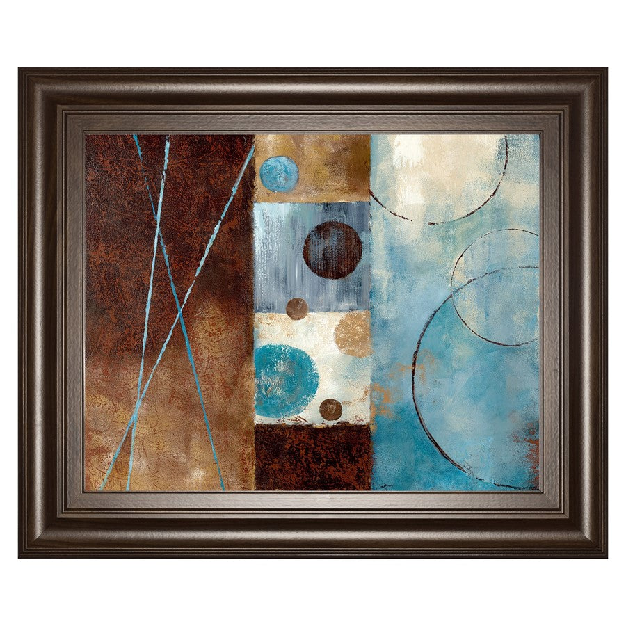 Classy Living Roll With It I Wall Art 26"x22", Cinnamon Mocha Frame