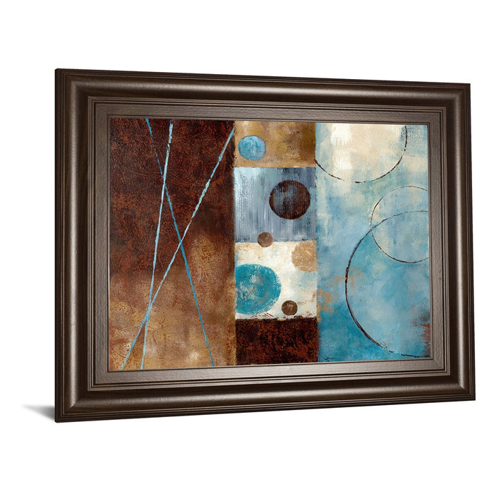 Classy Living Roll With It I Wall Art 26"x22", Cinnamon Mocha Frame