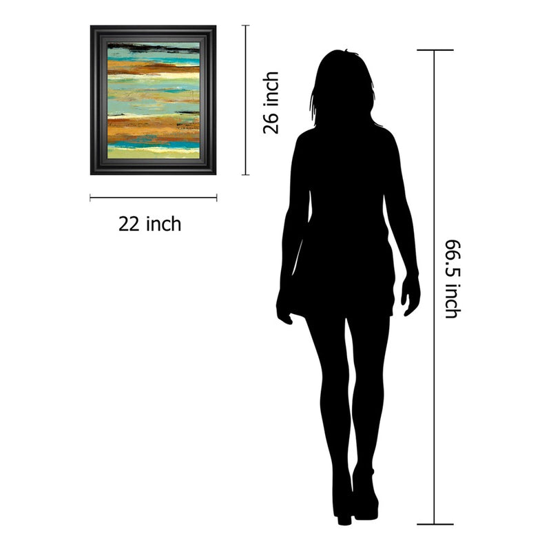 Classy Living Terra Firma Wall Art 22"x26", Midnight Aura Frame