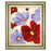 Classy Living Lavender Red Bloom Wall Art 22"x26", Crisp Chardonnay Frame - 8434