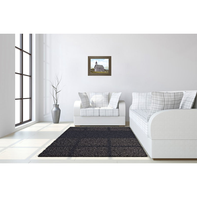 Classy Living Tranquil Church Wall Art 26"x22", Tranquil Ash Frame