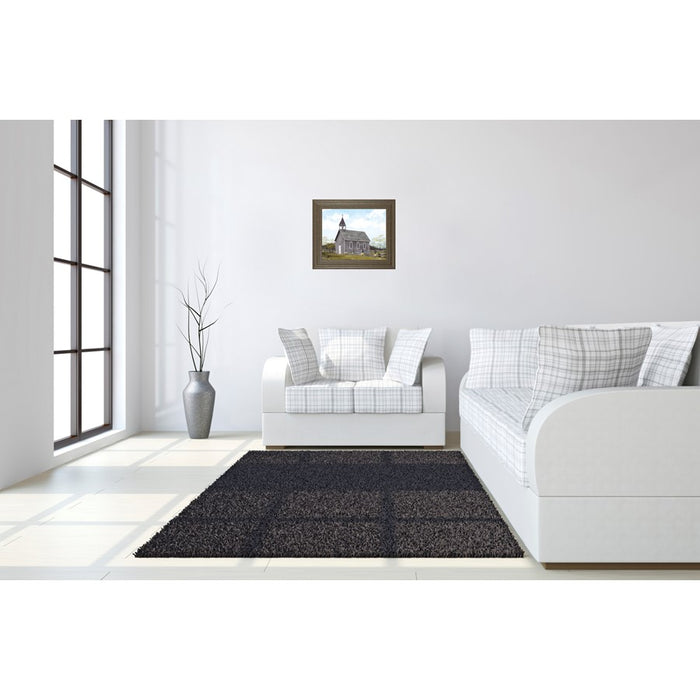 Classy Living Tranquil Church Wall Art 26"x22", Tranquil Ash Frame