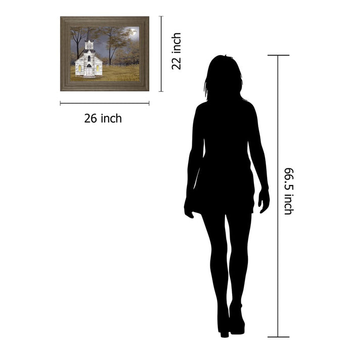 Classy Living Twilight Sanctuary Wall Art 26"x22", Tranquil Ash Frame