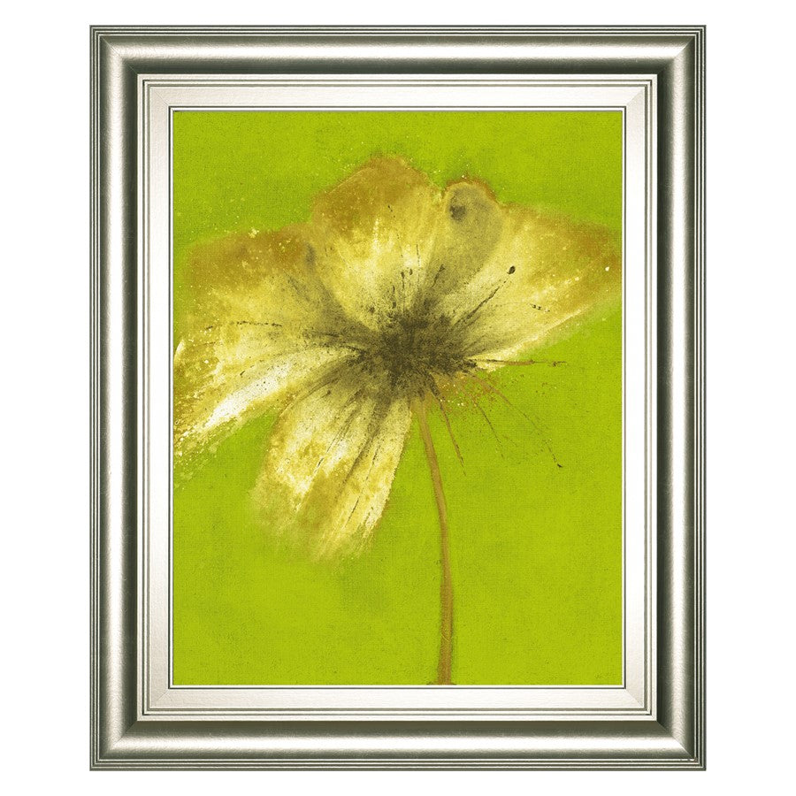 Classy Living Floral Burst Wall Art 22"x26", Silver Serenity Frame