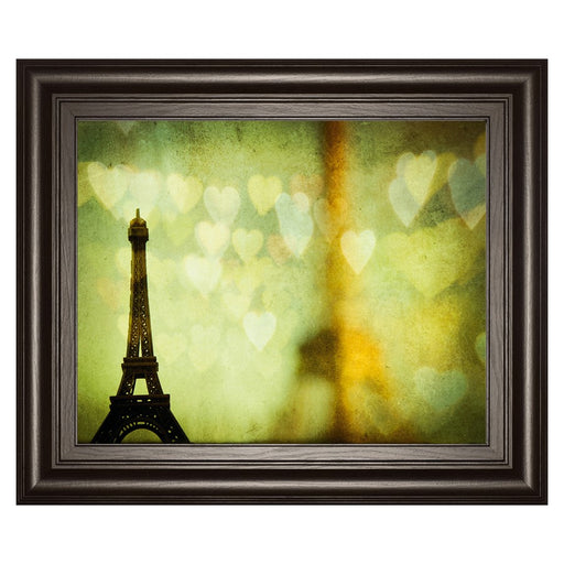 Classy Living Wishful Hearts II Wall Art 26"x22", Dark Chocolate Frame - 8469