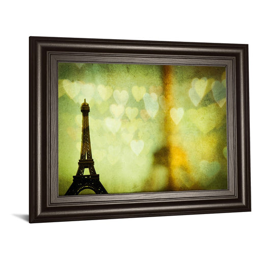 Classy Living Wishful Hearts II Wall Art 26"x22", Dark Chocolate Frame