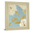 Classy Living Poetic Peonies Wall Art 22"x26", Ivory Bliss Frame