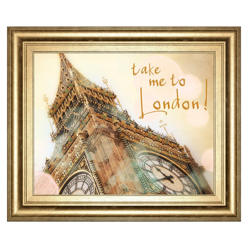 Classy Living London Dreamscape Wall Art 26"x22", GiIded Radiance Frame