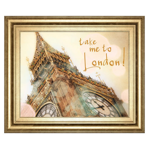 Classy Living London Dreamscape Wall Art 26"x22", GiIded Radiance Frame