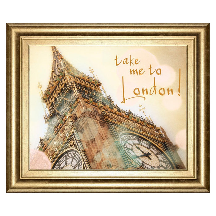 Classy Living London Dreamscape Wall Art 26"x22", GiIded Radiance Frame