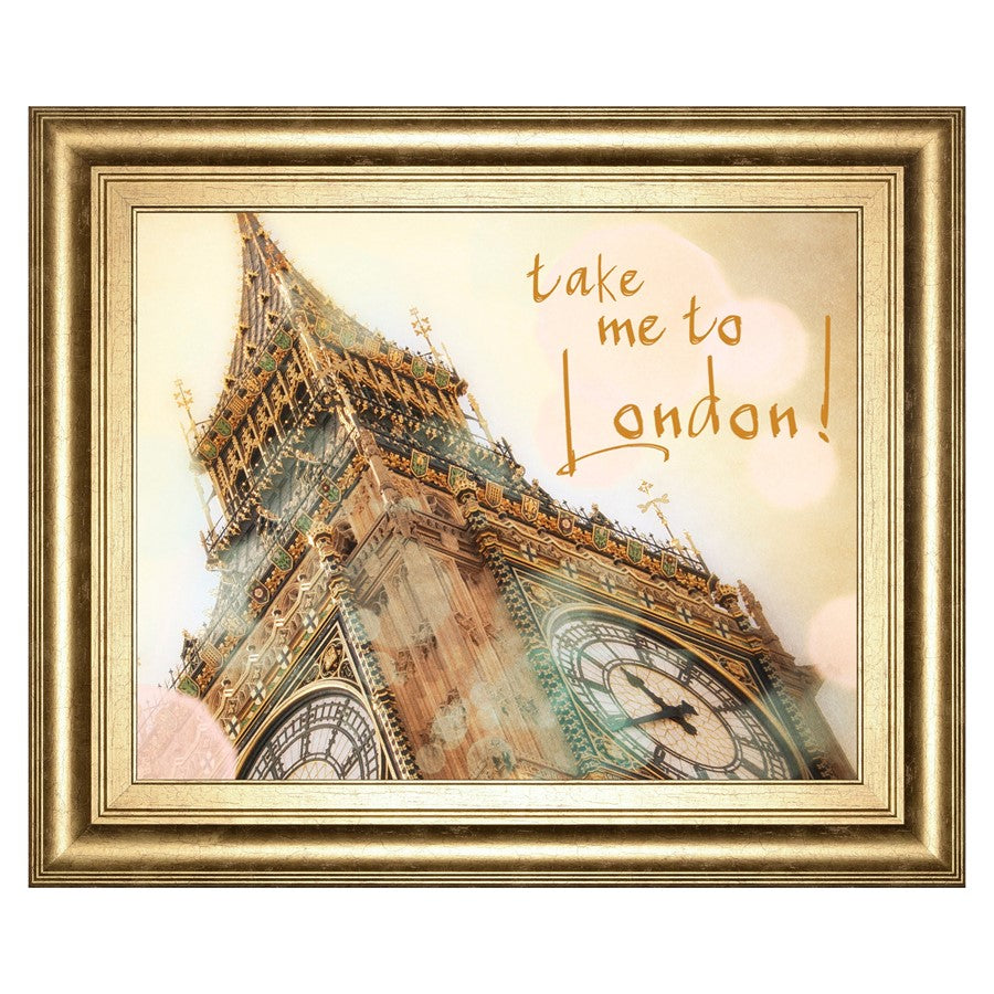 Classy Living London Dreamscape Wall Art 26"x22", GiIded Radiance Frame