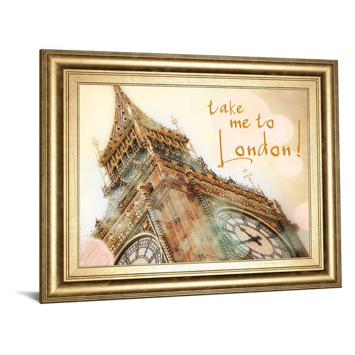 Classy Living London Dreamscape Wall Art 26"x22", GiIded Radiance Frame