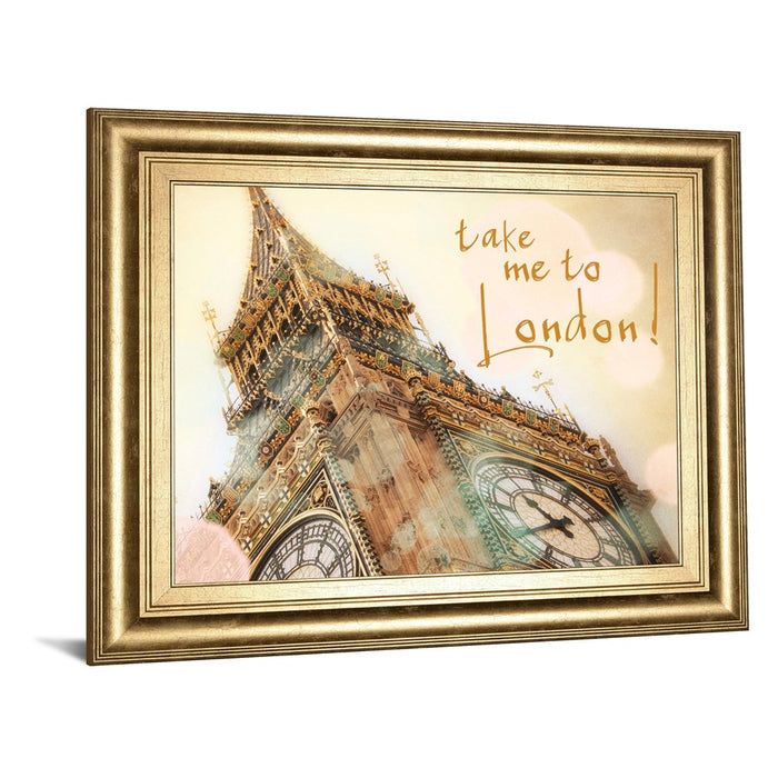 Classy Living London Dreamscape Wall Art 26"x22", GiIded Radiance Frame