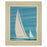 Classy Living Sailboat Serenity Wall Art 22"x26", Ivory Bliss Frame