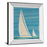 Classy Living Sailboat Serenity Wall Art 22"x26", Mirrored Frame