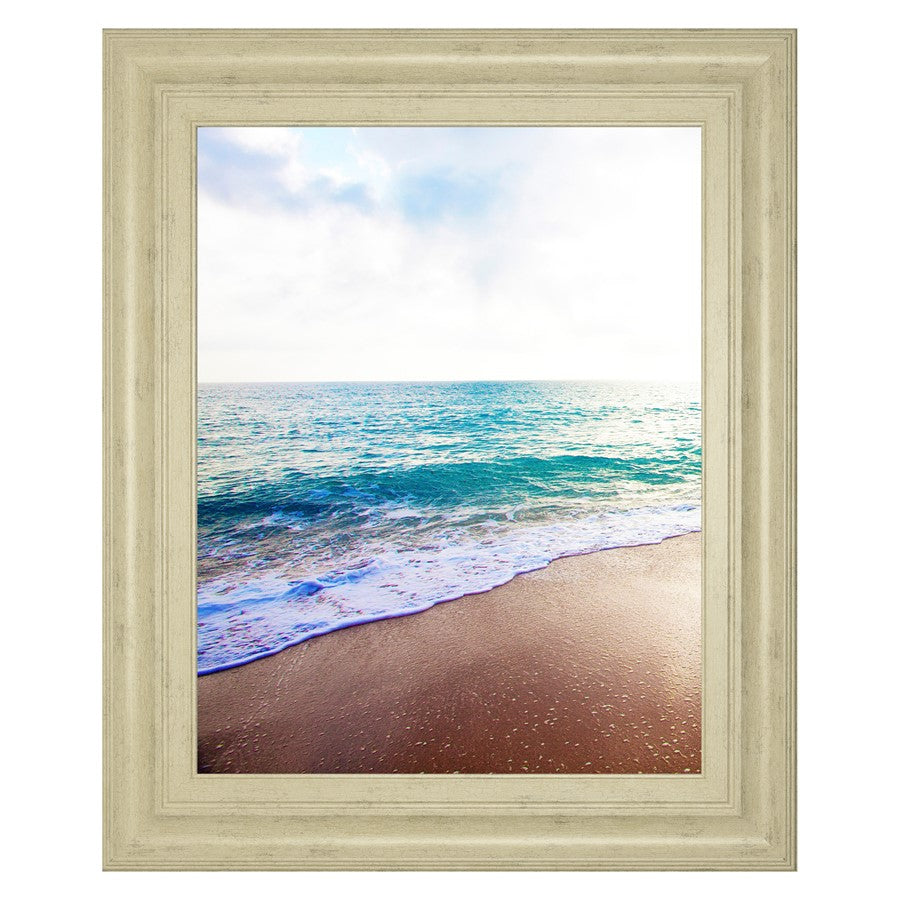 Classy Living Golden Sands Wall Art 22"x26", Ivory Bliss Frame
