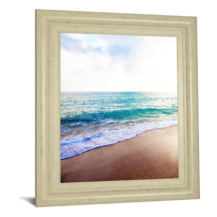 Classy Living Golden Sands Wall Art 22"x26", Ivory Bliss Frame