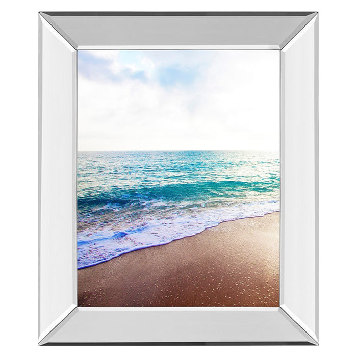 Classy Living Golden Sands Wall Art 22"x26", Mirrored Frame - 8484MF