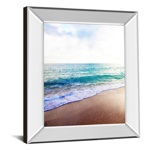 Classy Living Golden Sands Wall Art 22"x26", Mirrored Frame