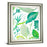 Classy Living Green Water Leaves II Wall Art 22"x26", Silver Frame