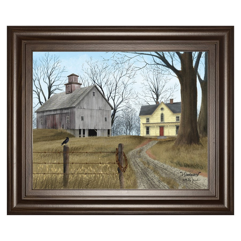 Classy Living Country Homestead Wall Art 26"x22", Cinnamon Mocha Frame