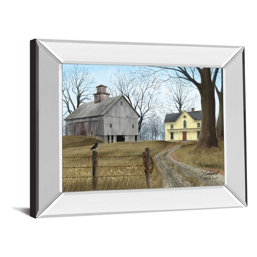 Classy Living Country Homestead Wall Art 26"x22", Mirrored Frame