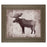 Classy Living Elk Silhouette Wall Art 26"x22", Tranquil Ash Frame