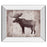 Classy Living Elk Silhouette Wall Art 26"x22", Mirrored Frame