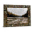 Classy Living Serene Canoe Dawn Wall Art 26"x22", Camouflage Frame