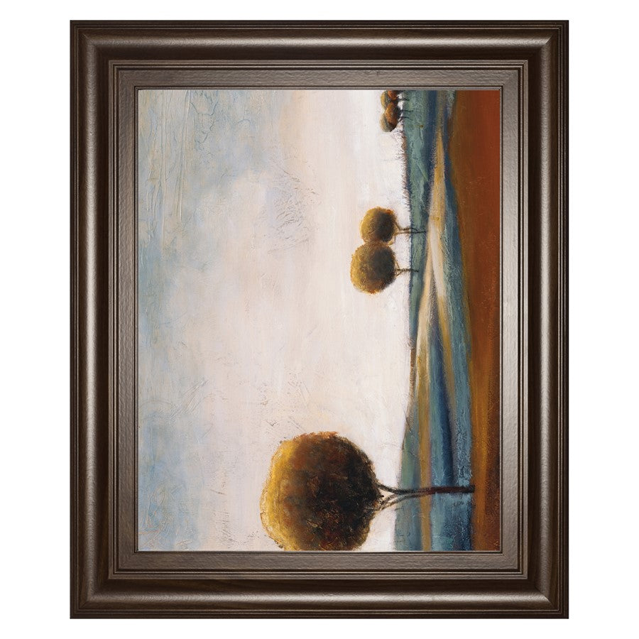 Classy Living Serene Hillside Wall Art 26"x22", Cinnamon Mocha Frame