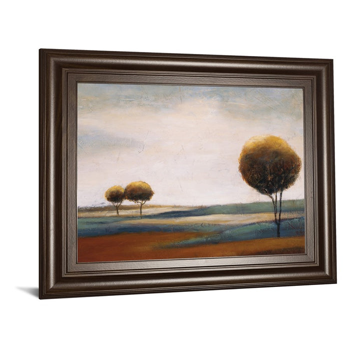 Classy Living Serene Countryside Wall Art 26"x22", Cinnamon Mocha Frame