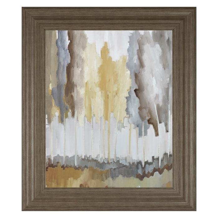 Classy Living Field Harmony Wall Art 22"x26", Tranquil Ash Frame
