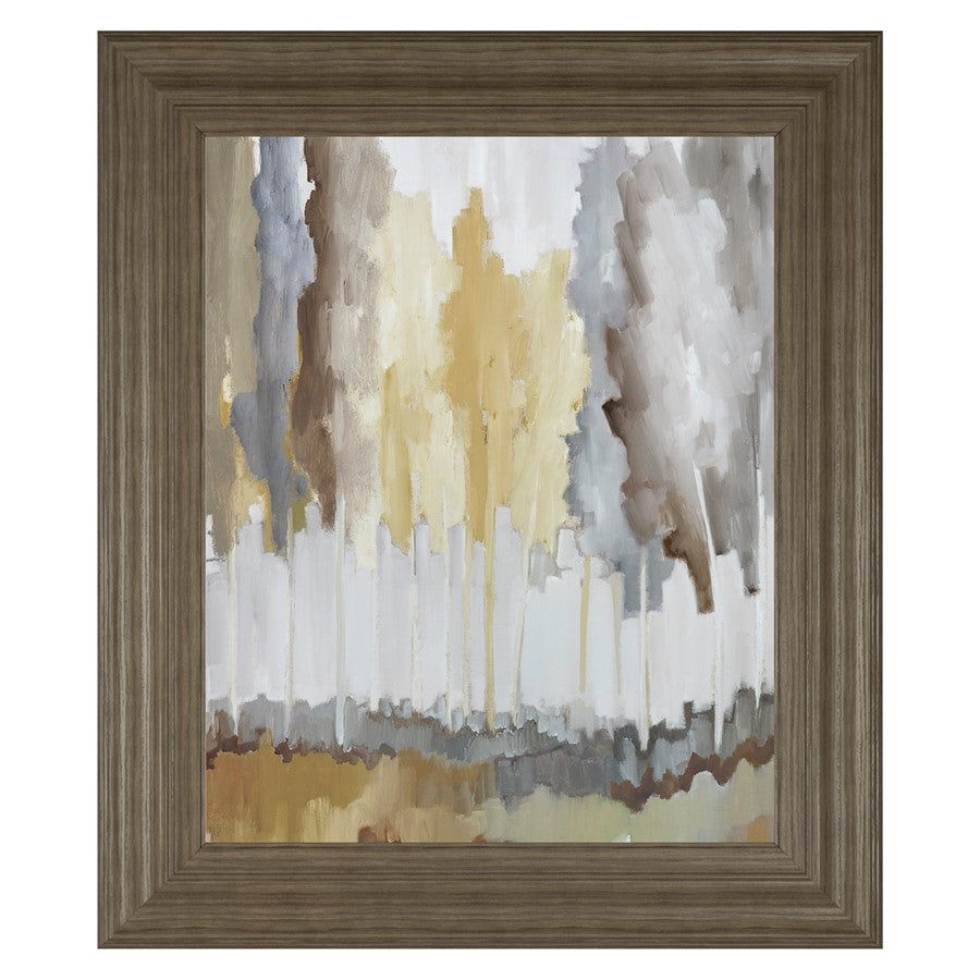 Classy Living Field Harmony Wall Art 22"x26", Tranquil Ash Frame