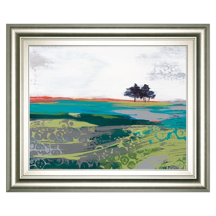 Classy Living Summer Breeze Wall Art 26"x22", Silver Frame
