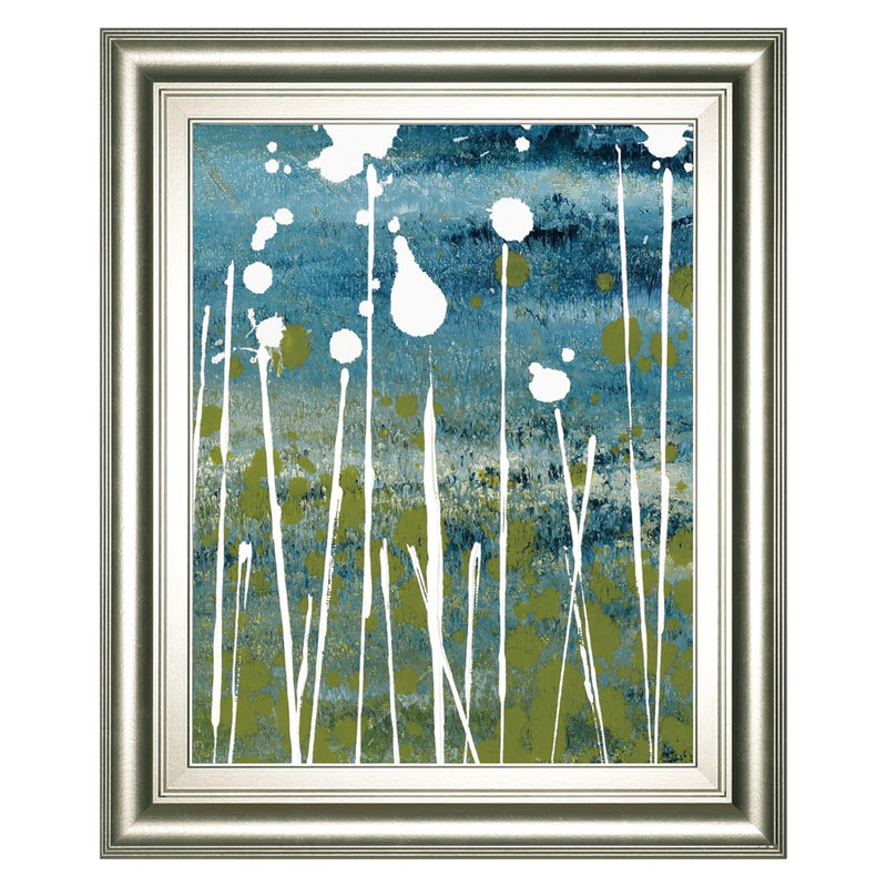 Classy Living Twilight Meadow Wall Art 22"x26", Silver Serenity Frame