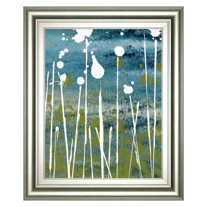 Classy Living Twilight Meadow Wall Art 22"x26", Silver Serenity Frame - 8572