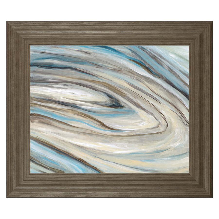 Classy Living Tranquil Flow Wall Art 26"x22", Tranquil Ash Frame